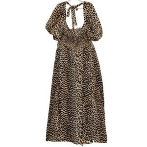 ASOS Design Leopard Print Maxi Dress | UK 30 / US 26